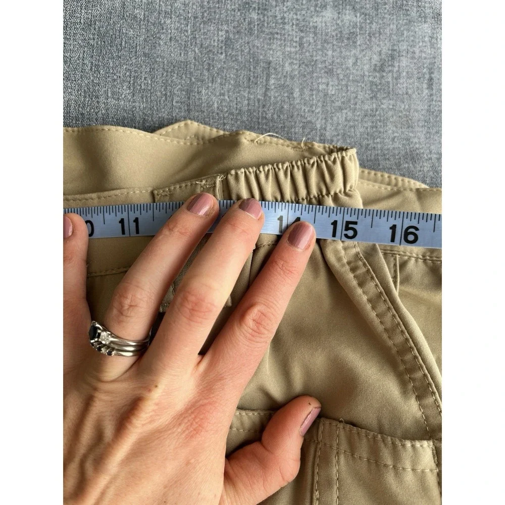 Men's Khaki Tactical Hike Fishing Shoot Utility Cargo Pants Med 32 X 32 Set Of 2
